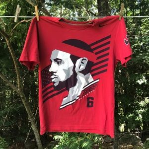 Nike Lebron James USA Basketball T-shirt; sz small